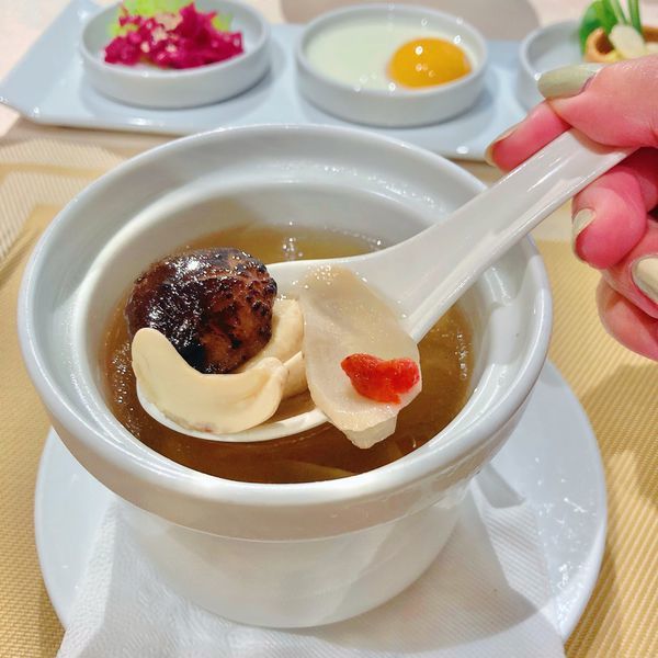 台北 中山區 松江南京站 品盛悅素軒 桂香套餐 牛蒡盅02.JPG