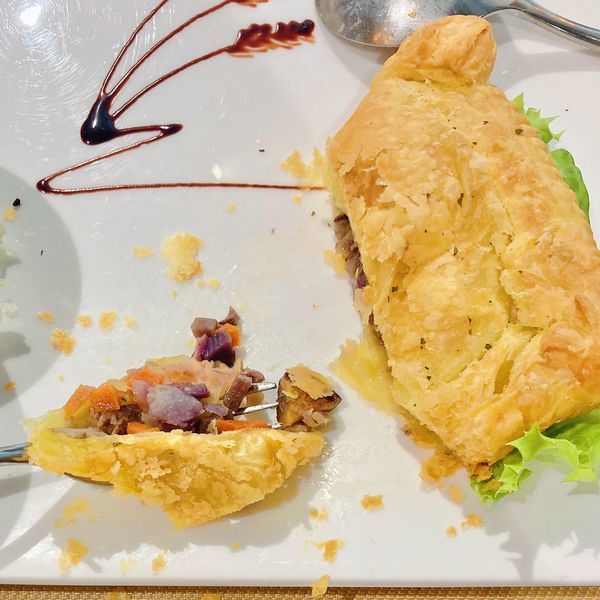 台北 中山區 松江南京站 品盛悅素軒 桂香套餐 酥皮派餃 03.JPG