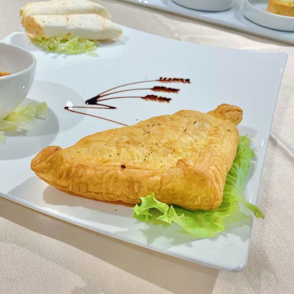 台北 中山區 松江南京站 品盛悅素軒 桂香套餐 酥皮派餃 02.JPG