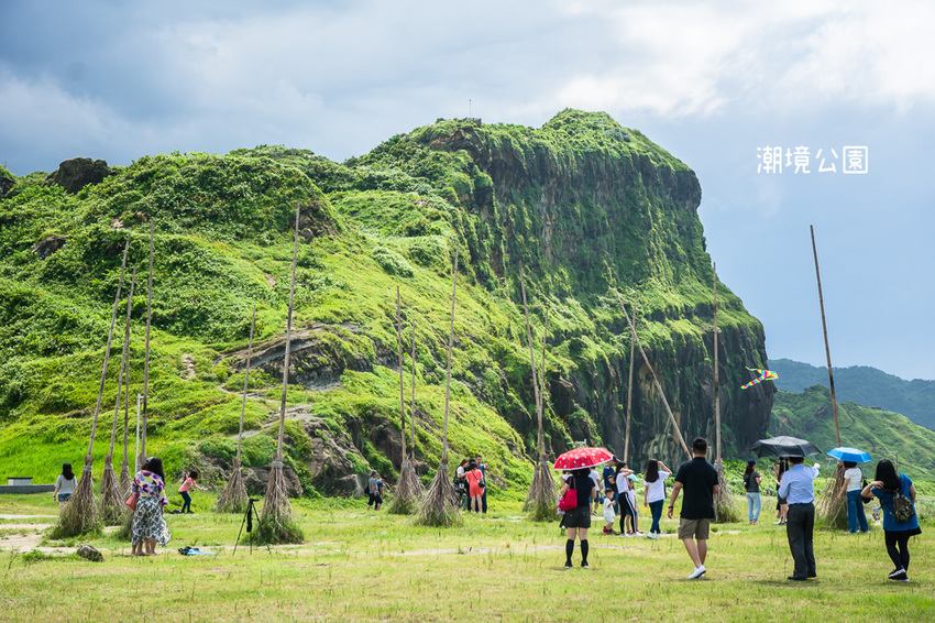 ｜基隆景點｜潮境公園，搭乘哈利波特遺留的魔法掃把眺望基隆嶼，欣賞海天一線的無敵海景 - 阿婷的旅行札記。
