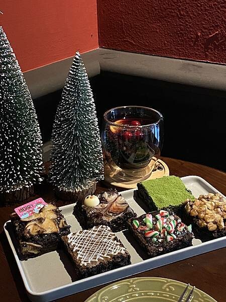 【禮盒】coco Brownies可可布朗尼|精緻聖誕限定禮盒|水果熱紅酒