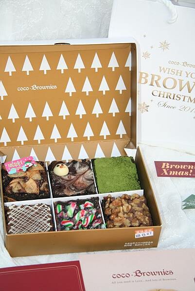 【禮盒】coco Brownies可可布朗尼|精緻聖誕限定禮盒|水果熱紅酒