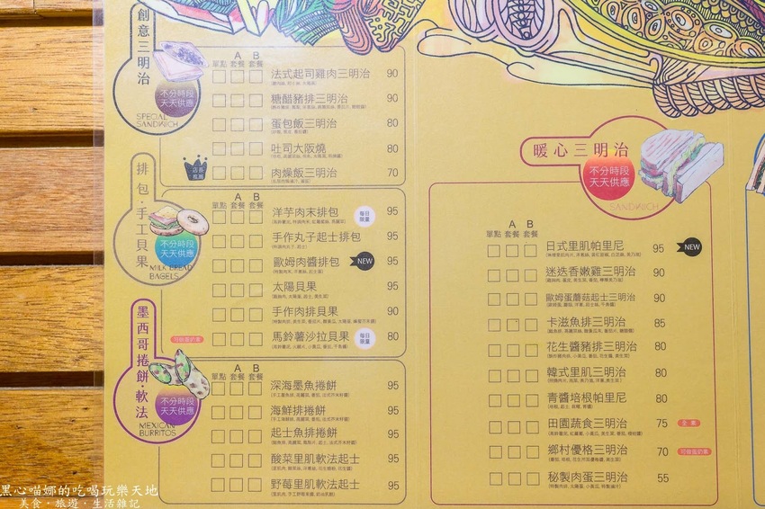 高雄苓雅︱Bodis手作三明治　平價、豐盛、美味、健康，明媚的早晨，吃得這麼飽足是理所當然的！！