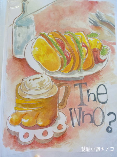 淡水信義線-101/世貿站-超厲害立體貓臉歐雷還有一隻超壯碩店貓~The Who Cafe 框影咖啡(信義店)~