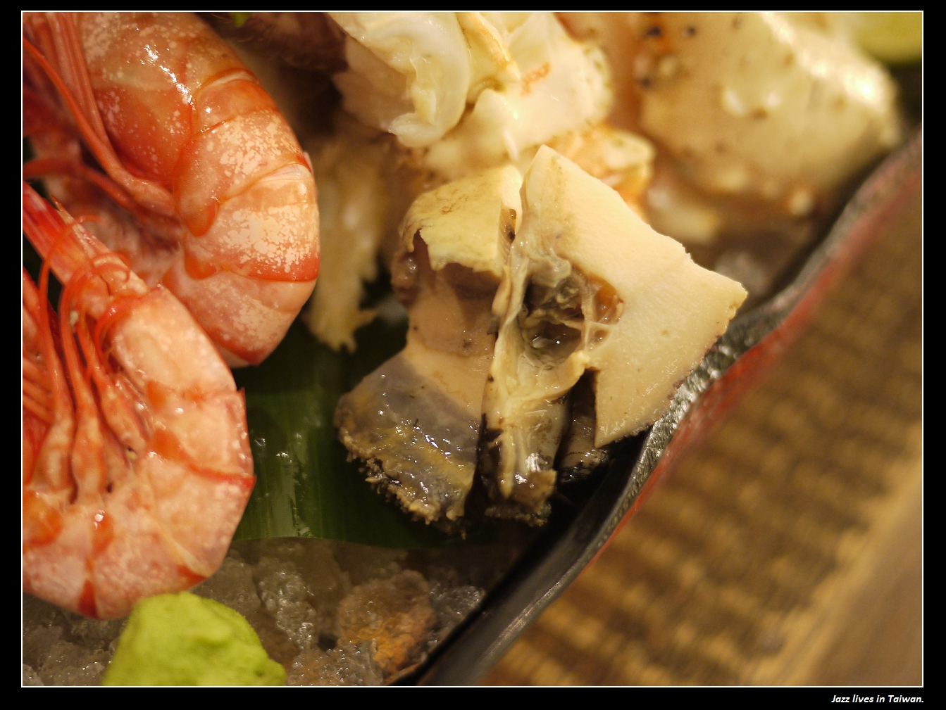 [上引水產-快意鮮味吧] 網友們稱之台北築地市場, 熊七加嘎大蝦~