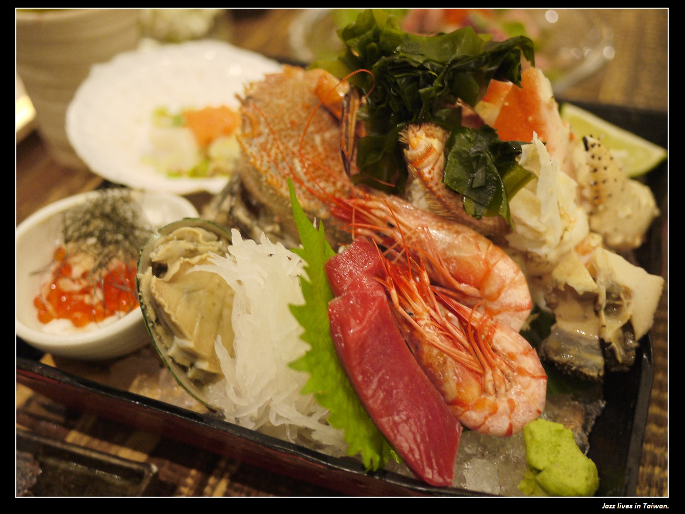 [上引水產-快意鮮味吧] 網友們稱之台北築地市場, 熊七加嘎大蝦~