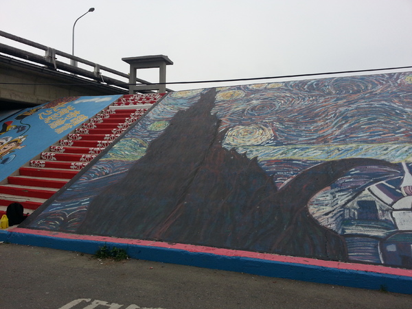 2014年打造全台唯一以龍貓為主題的曠世鉅作-♞~龍貓彩繪村~♞在嘉義南崙誕生啦!!!：[嘉義][新港]北崙/南崙彩繪村~悠遊驚奇的彩繪世界(南崙篇)