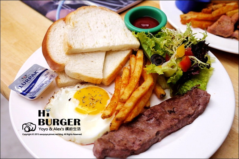 【永和】HI BURGER 美式漢堡餐廳 ~ 隱身巷弄之中的優質好店 厚實漢堡肉大口吃爽爽!!! 捷運頂溪站 / 有WIFI / 寵物友善餐廳