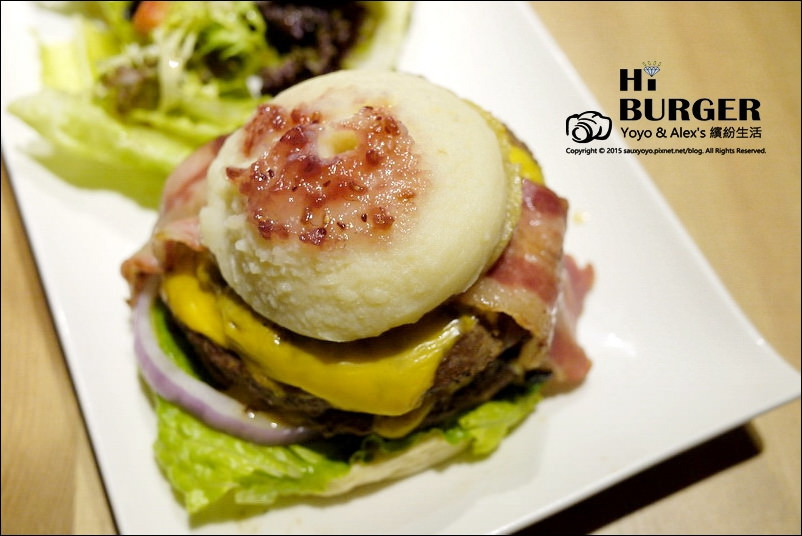 【永和】HI BURGER 美式漢堡餐廳 ~ 隱身巷弄之中的優質好店 厚實漢堡肉大口吃爽爽!!! 捷運頂溪站 / 有WIFI / 寵物友善餐廳