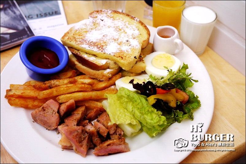 【永和】HI BURGER 美式漢堡餐廳 ~ 隱身巷弄之中的優質好店 厚實漢堡肉大口吃爽爽!!! 捷運頂溪站 / 有WIFI / 寵物友善餐廳