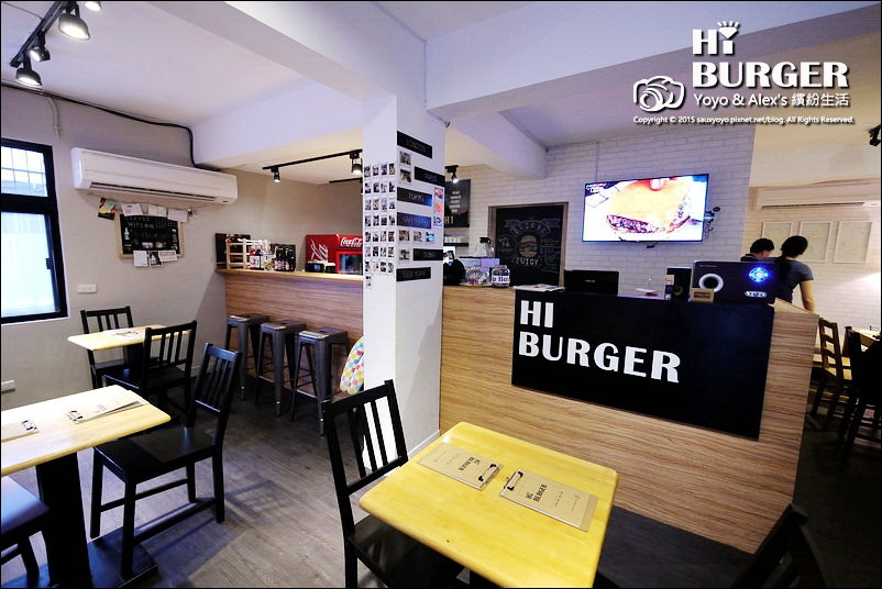 【永和】HI BURGER 美式漢堡餐廳 ~ 隱身巷弄之中的優質好店 厚實漢堡肉大口吃爽爽!!! 捷運頂溪站 / 有WIFI / 寵物友善餐廳