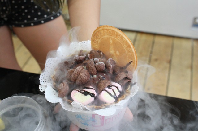 體驗久聞已久的零.義 O-one 液態氮.創意手工冰淇淋