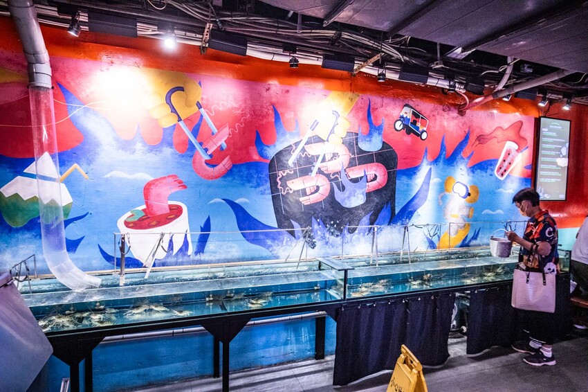 桃園市中壢區大象泰式美食館 泰式燒烤吃到飽｜竟然還有流水蝦！連泰國人都掛保證好吃！最道地的泰式炭火燒肉吃到飽