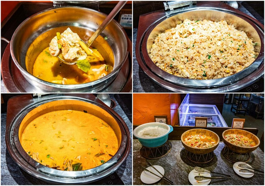 桃園市中壢區大象泰式美食館 泰式燒烤吃到飽｜竟然還有流水蝦！連泰國人都掛保證好吃！最道地的泰式炭火燒肉吃到飽