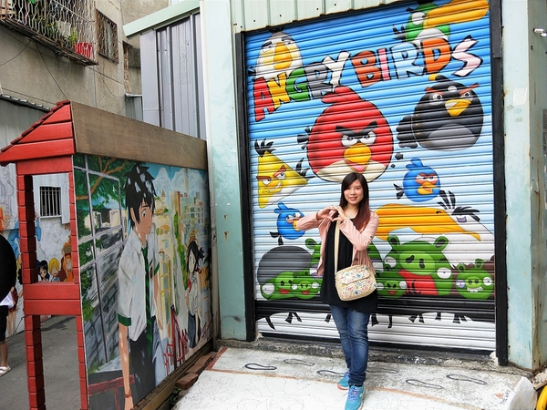 台中動漫彩繪巷:【台中市景點】動漫彩繪巷~卡通主角的大集合