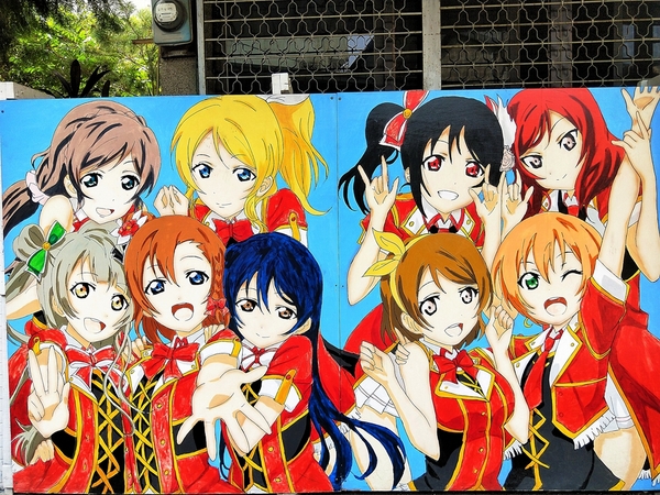 台中動漫彩繪巷:【台中市景點】動漫彩繪巷~卡通主角的大集合