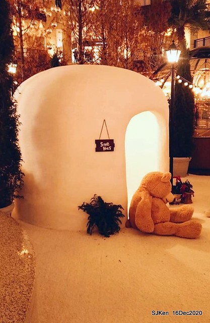 Christmas decoration of Bellavita Department store, Taipei, Taiwan, Dec 16, 2020,SJKen.