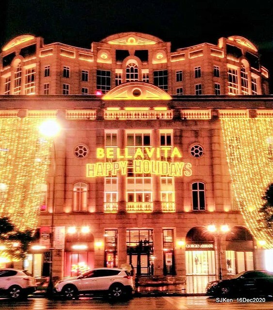 Christmas decoration of Bellavita Department store, Taipei, Taiwan, Dec 16, 2020,SJKen.