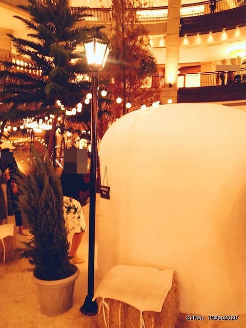 Christmas decoration of Bellavita Department store, Taipei, Taiwan, Dec 16, 2020,SJKen.