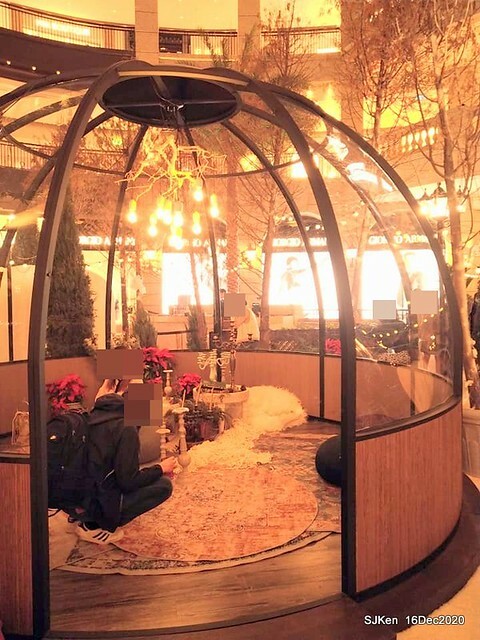 Christmas decoration of Bellavita Department store, Taipei, Taiwan, Dec 16, 2020,SJKen.