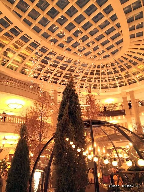 Christmas decoration of Bellavita Department store, Taipei, Taiwan, Dec 16, 2020,SJKen.