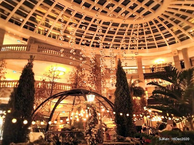 Christmas decoration of Bellavita Department store, Taipei, Taiwan, Dec 16, 2020,SJKen.