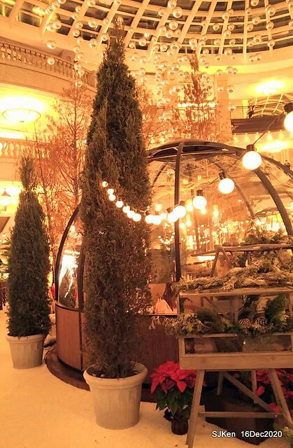 Christmas decoration of Bellavita Department store, Taipei, Taiwan, Dec 16, 2020,SJKen.