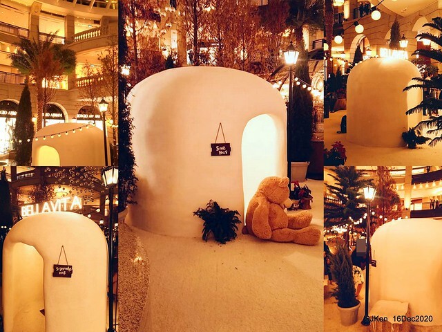 Christmas decoration of Bellavita Department store, Taipei, Taiwan, Dec 16, 2020,SJKen.