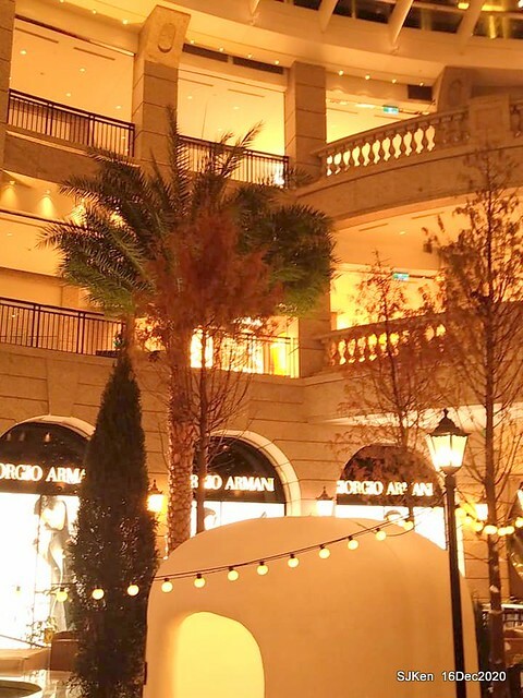 Christmas decoration of Bellavita Department store, Taipei, Taiwan, Dec 16, 2020,SJKen.