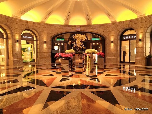 Christmas decoration of Bellavita Department store, Taipei, Taiwan, Dec 16, 2020,SJKen.