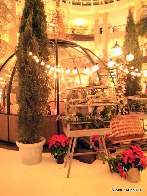 Christmas decoration of Bellavita Department store, Taipei, Taiwan, Dec 16, 2020,SJKen.