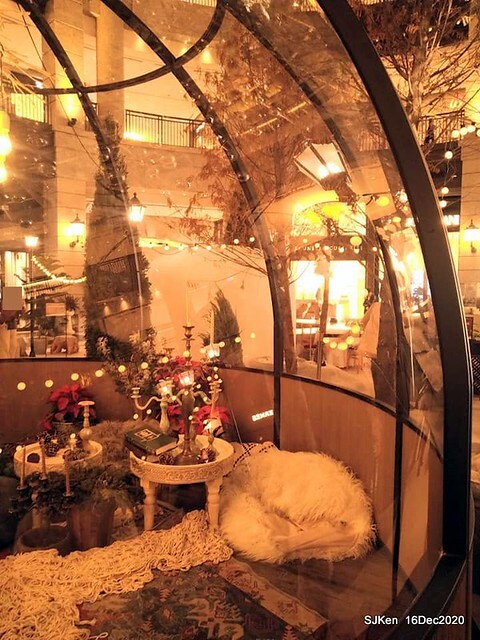 Christmas decoration of Bellavita Department store, Taipei, Taiwan, Dec 16, 2020,SJKen.