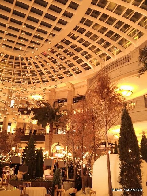 Christmas decoration of Bellavita Department store, Taipei, Taiwan, Dec 16, 2020,SJKen.