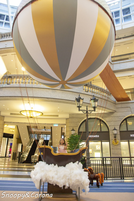 【玩樂．台北】BELLAVITA寶麗廣場粉紅運動小市集～粉紅色的游泳池、籃球場、淋浴間，最夢幻IG打卡景點 - 史努比遊樂園