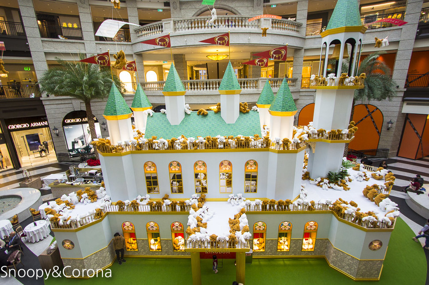 【台北活動】2019Bellavita寶麗廣塲耶誕佈置｜小熊王國大尋寶～上千隻熊熊與浪漫熊熊城堡信義區必拍