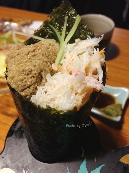 桀壽司 蟹肉蟹膏手卷