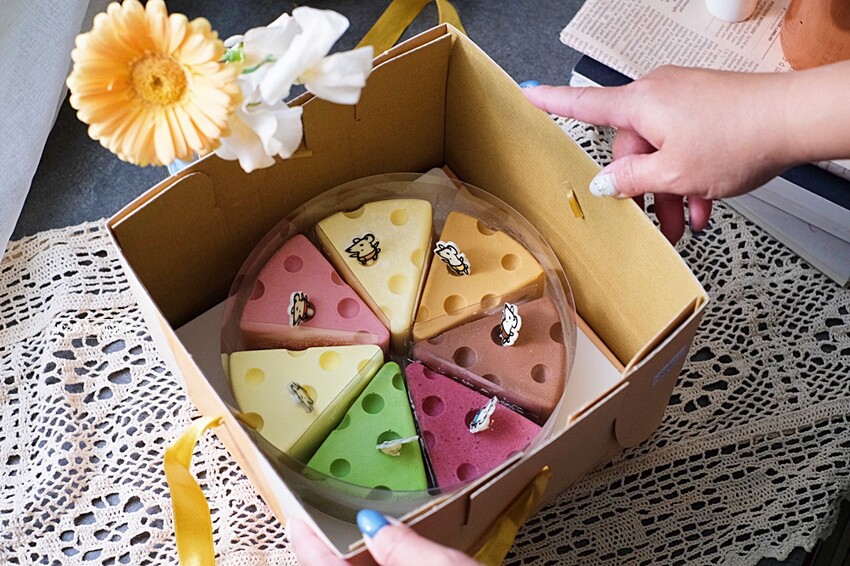 少女心噴發!台中七彩乳酪蛋糕一次吃得到7種口味,還有招牌小爆漿乳酪蛋糕、聯名利記年節禮盒,這麼美麗的甜點絕對讓你送禮體面!!