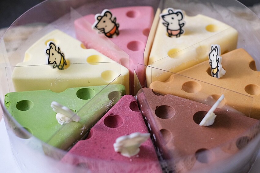 少女心噴發!台中七彩乳酪蛋糕一次吃得到7種口味,還有招牌小爆漿乳酪蛋糕、聯名利記年節禮盒,這麼美麗的甜點絕對讓你送禮體面!!