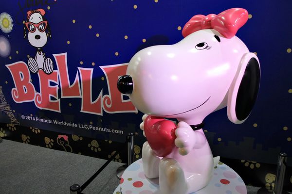 Snoopy 65週年巡迴特展，走進花生漫畫，獨家邀請史努比妹妹Belle(貝兒)，台北松山文創園區，