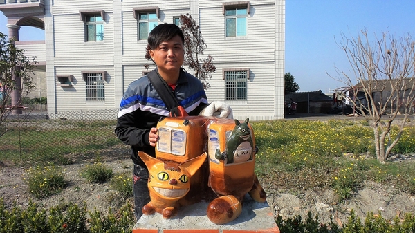 三民社區享幸福廊道：【彰化田中景點】窯燒陶板藝術三民社區~平凡的鄉村有小小的貓世界