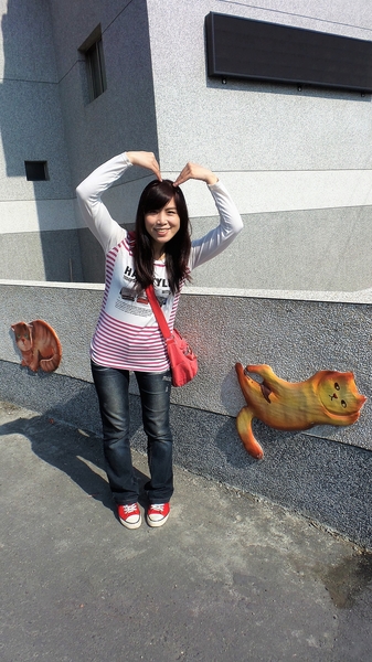 三民社區享幸福廊道：【彰化田中景點】窯燒陶板藝術三民社區~平凡的鄉村有小小的貓世界