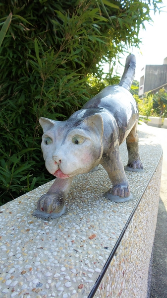 三民社區享幸福廊道：【彰化田中景點】窯燒陶板藝術三民社區~平凡的鄉村有小小的貓世界