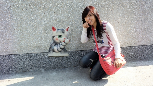 三民社區享幸福廊道：【彰化田中景點】窯燒陶板藝術三民社區~平凡的鄉村有小小的貓世界