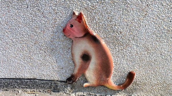 三民社區享幸福廊道：【彰化田中景點】窯燒陶板藝術三民社區~平凡的鄉村有小小的貓世界