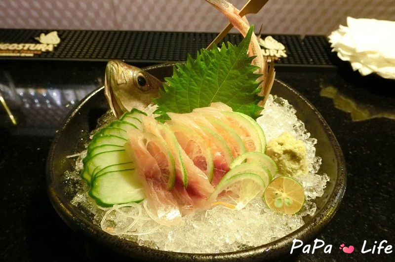 鲜鱼三吃,黄鸡鱼-刺身(生鱼片)