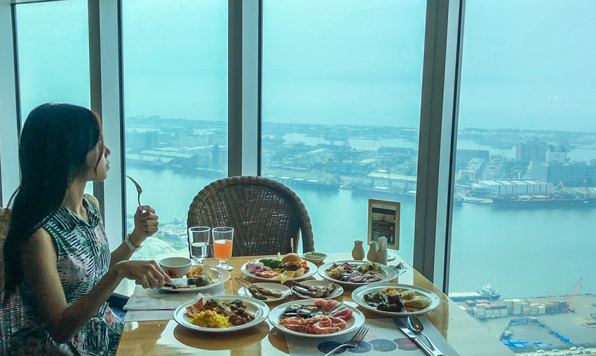 [高雄自助餐推薦]君鴻國際酒店百匯栢麗廳-高雄最美高空自助餐餐廳x豐富菜色高C/P值 - 美食好芃友