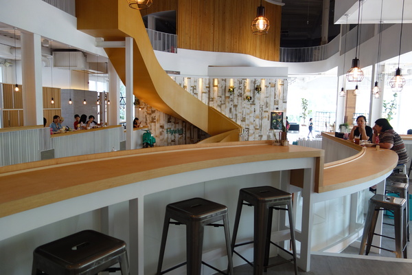 叉子ㄨ子：1031125[官本金文愛台灣]台中市西屯區叉子ㄨ子X子輕井澤新品牌挑高大空間有沙坑可玩耍現做美食拍照的好所在市議會旁