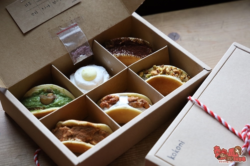 【台南甜點】台南首間「半月燒寶盒」開賣！六款不同風味一次吃到，天天限量手工製作只有20盒：kokoni cafe - 熱血玩台南。跳躍新世界