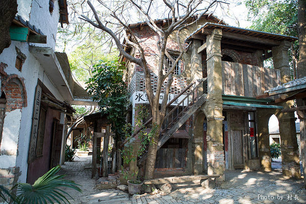 老塘湖藝術坊。草坔五路財神廟：【遊記】｛台南。學甲區｝仿古懷舊-老塘湖藝術坊