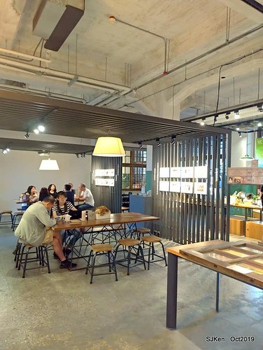 Coffee shop at the Songshan Cultural and Creative Park , Taipei, Taiwan, SJKen,  Oct, 2019